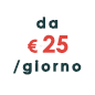 da €25 al giorno
